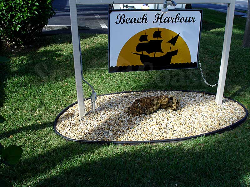 Beach Harbour Signage